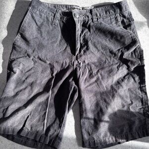 Vans Men's Black Flat Front Shorts